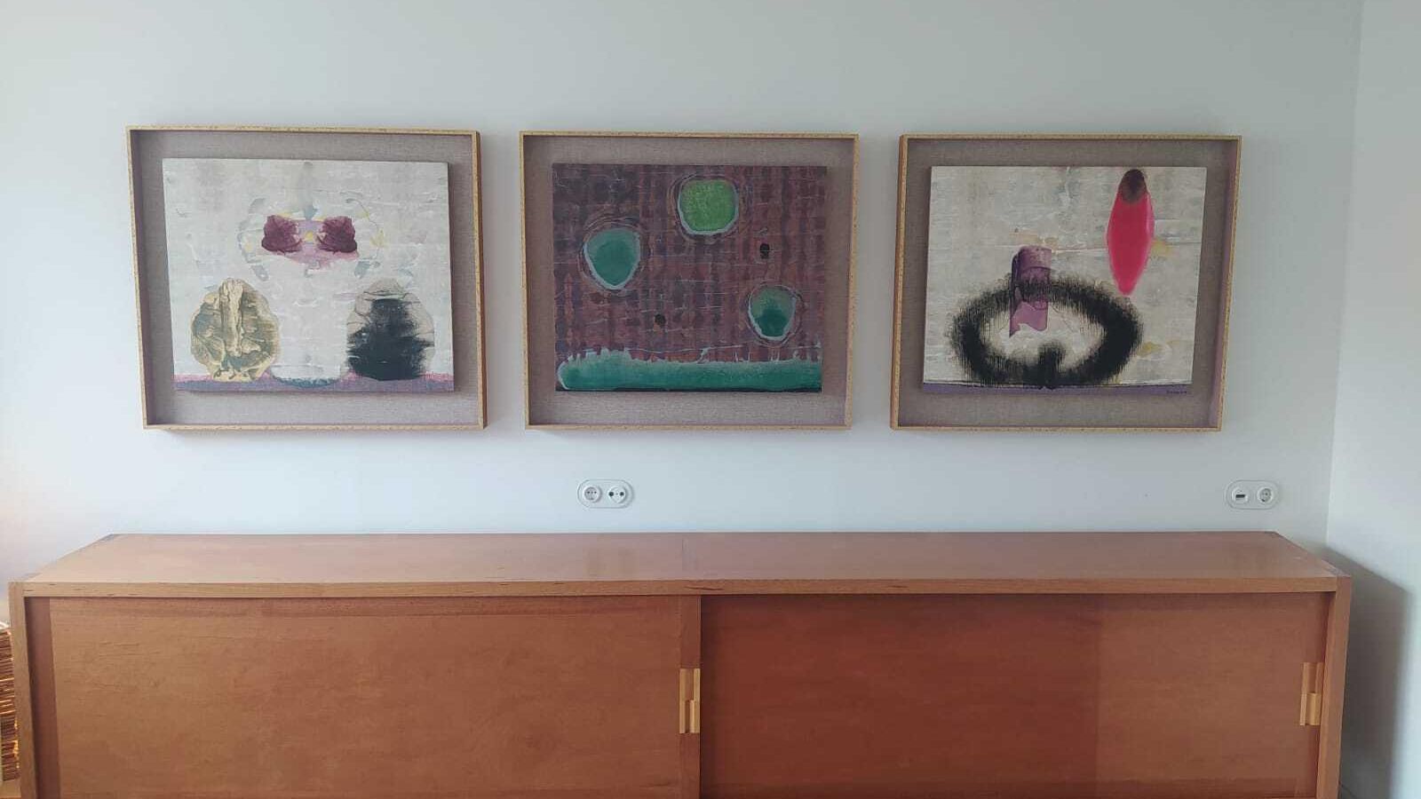 Algunas de las piezas que pueden verse en el espacio expositivo.