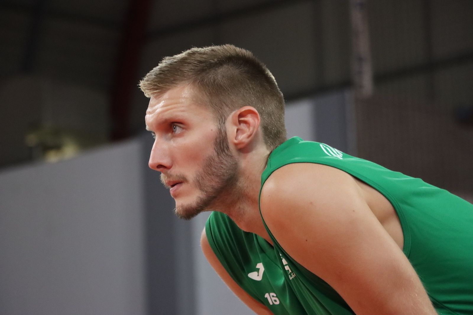 Pablo Kukartsev, en un entrenamiento.