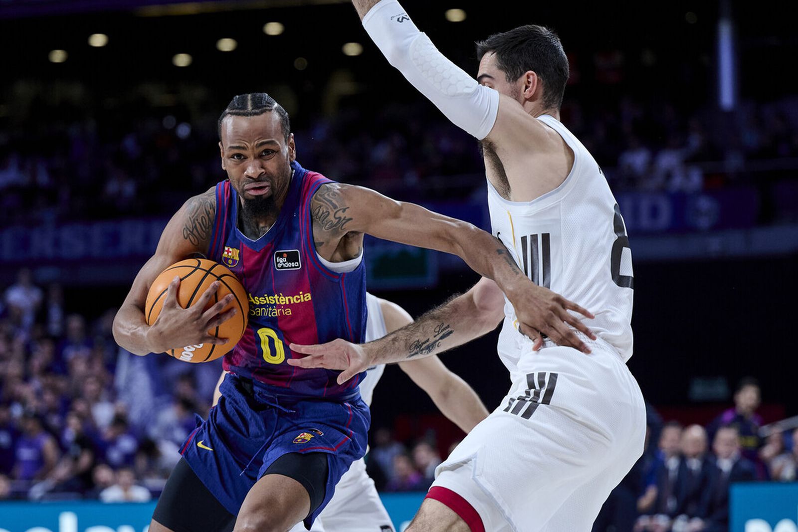 Kevin Punter en el duelo de la última jornada ante Alberto Abalde.