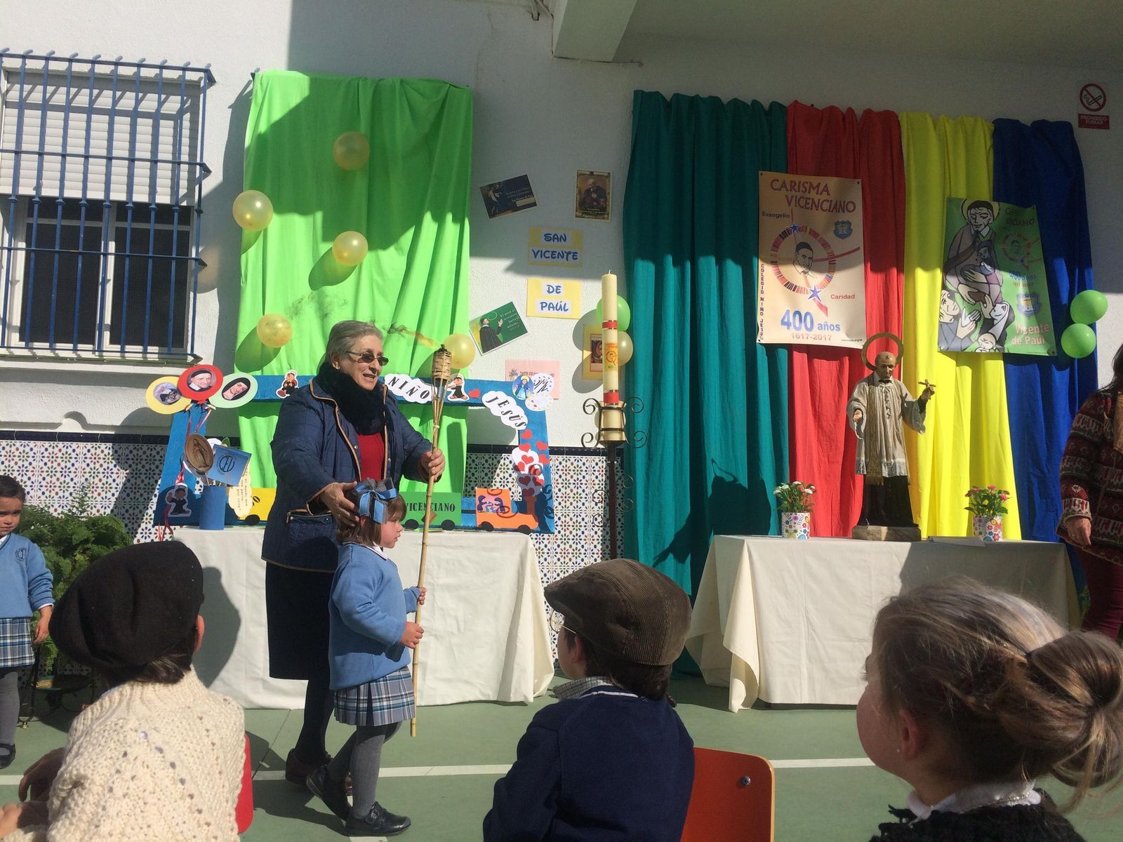 El colegio Niño Jesús celebró ayer los 400 años del Carisma Vicenciano.