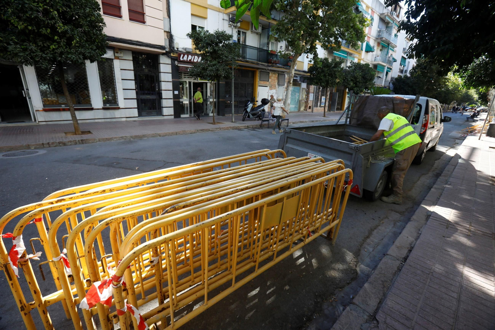 Las imágenes del inicio de las obras de reforma de La Viñuela