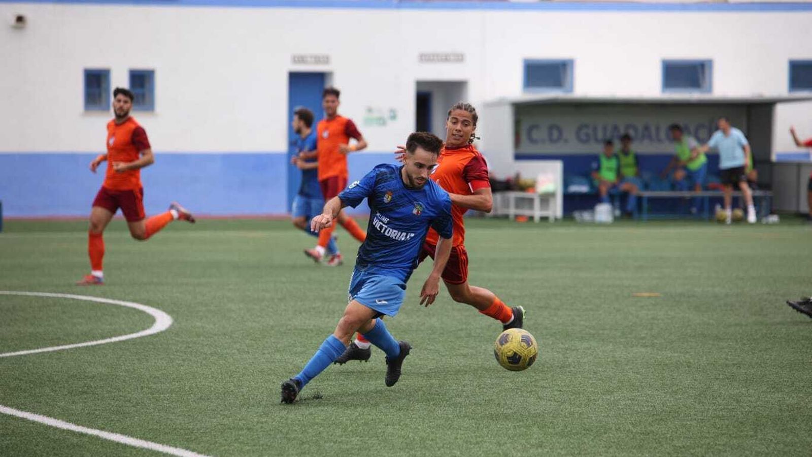 Peña falló un penalti en la segunda mitad.