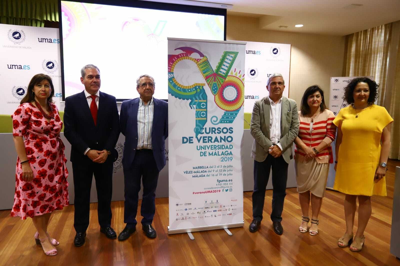 Un momento de la presentación de los Cursos de Verano de la UMA