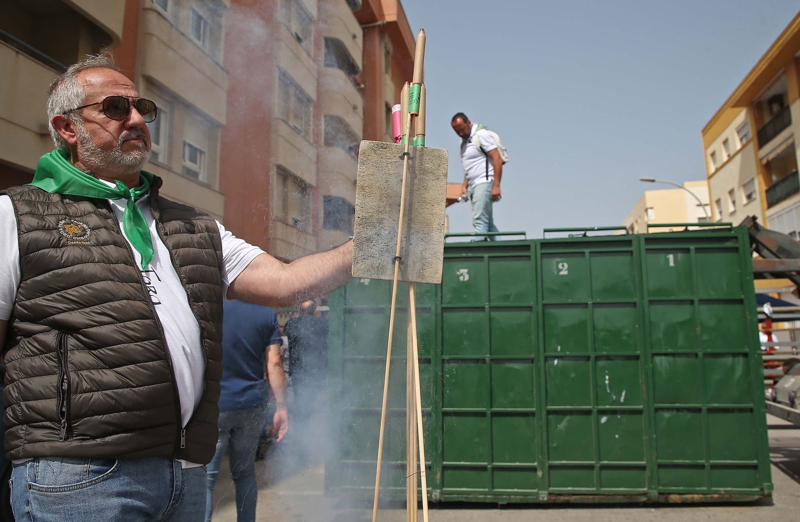 Fotos del Toro Embolao en Los Barrios