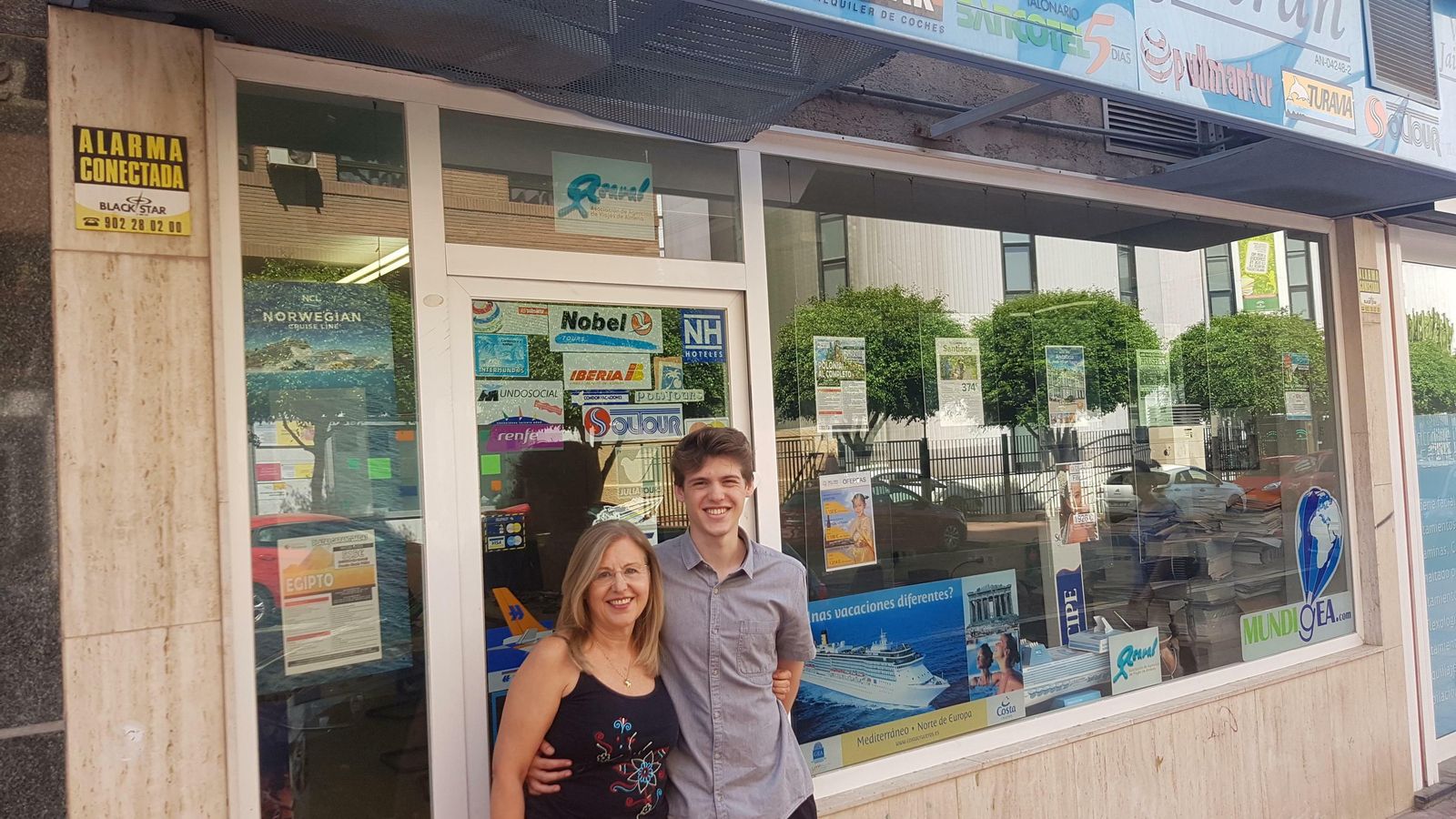 Agencia ‘Viajes Jairán’ de la capital.