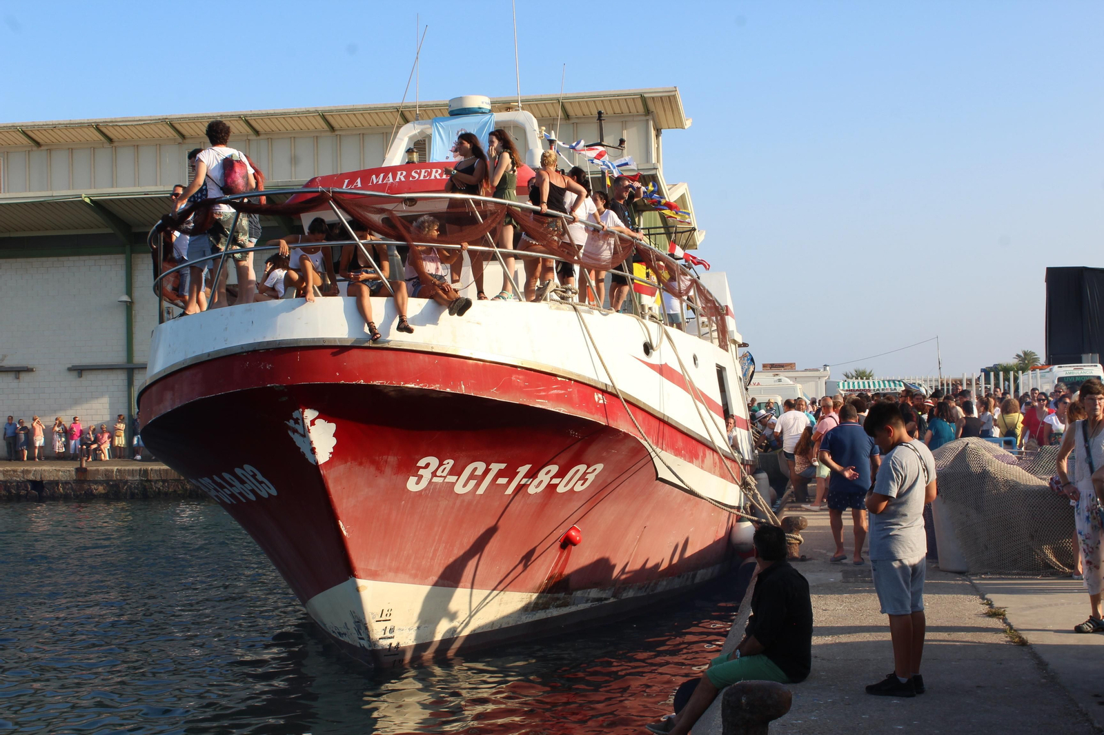 Imágenes de la procesión de la Virgen del Carmen en Garrucha