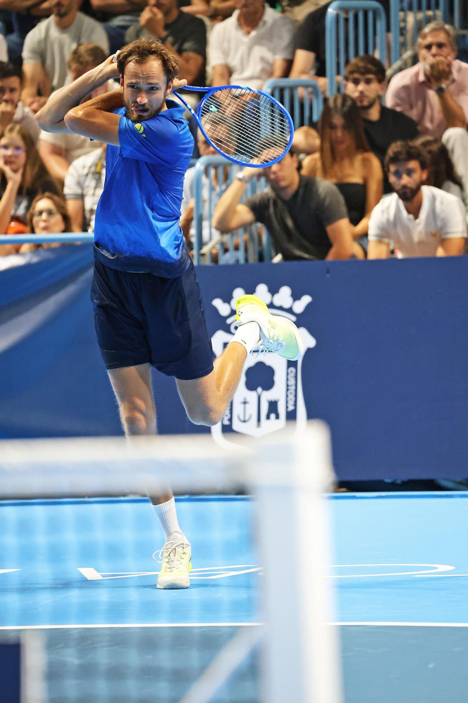 Imágenes de la final masculina de la Copa del Rey de tenis entre Daniil Medvedev y Alejandro Davidovich
