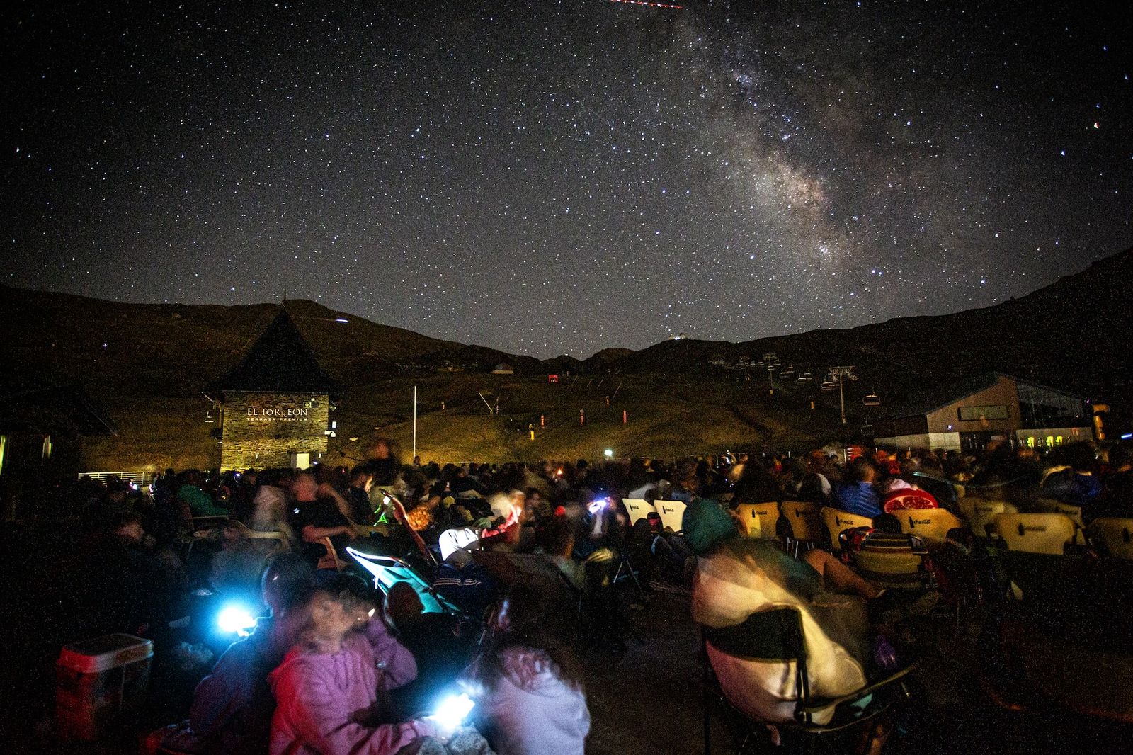 Imagen de las perseidas el año pasado.