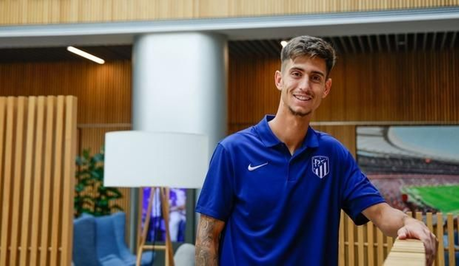 Mario da Costa, con el Atlético de Madrid. Mario da Costa, con el Atlético de Madrid.