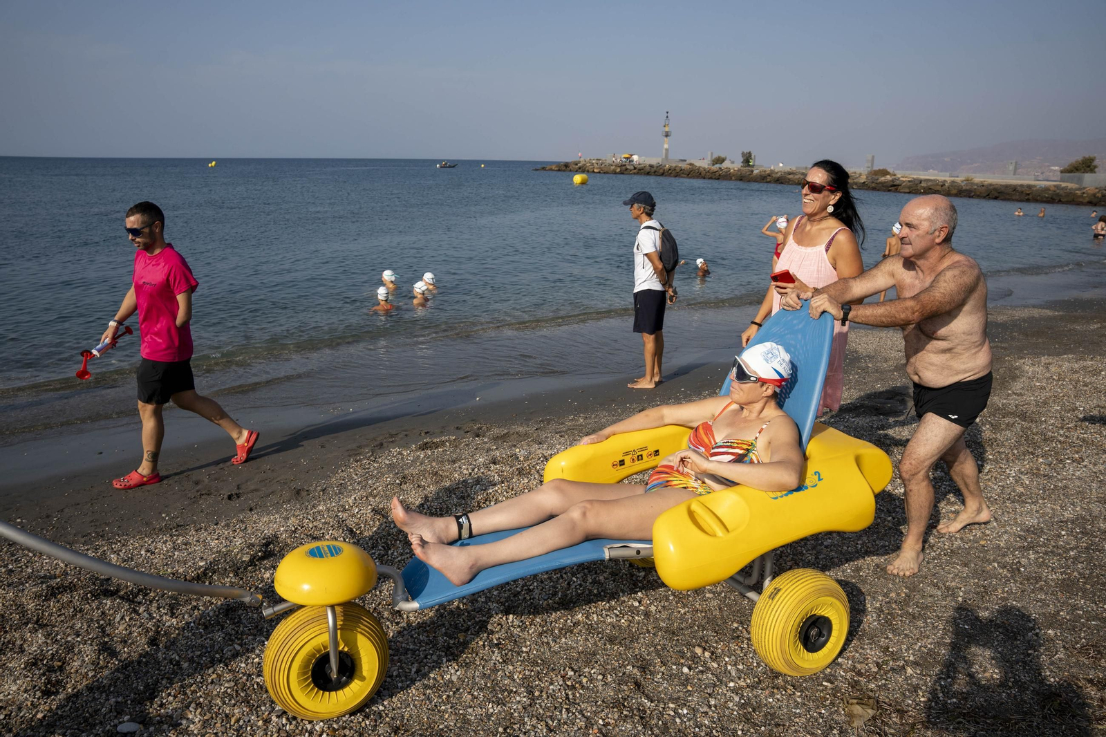 Travesía a nado Carlos Tejada de Almería