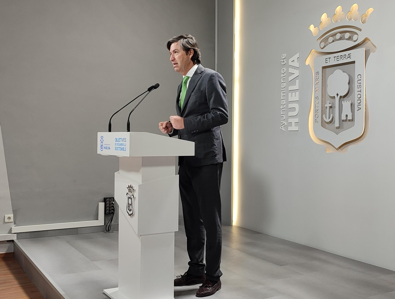 El portavoz de Vox en el Ayuntamiento de Huelva, Wenceslao Font. El portavoz de Vox en el Ayuntamiento de Huelva, Wenceslao Font.