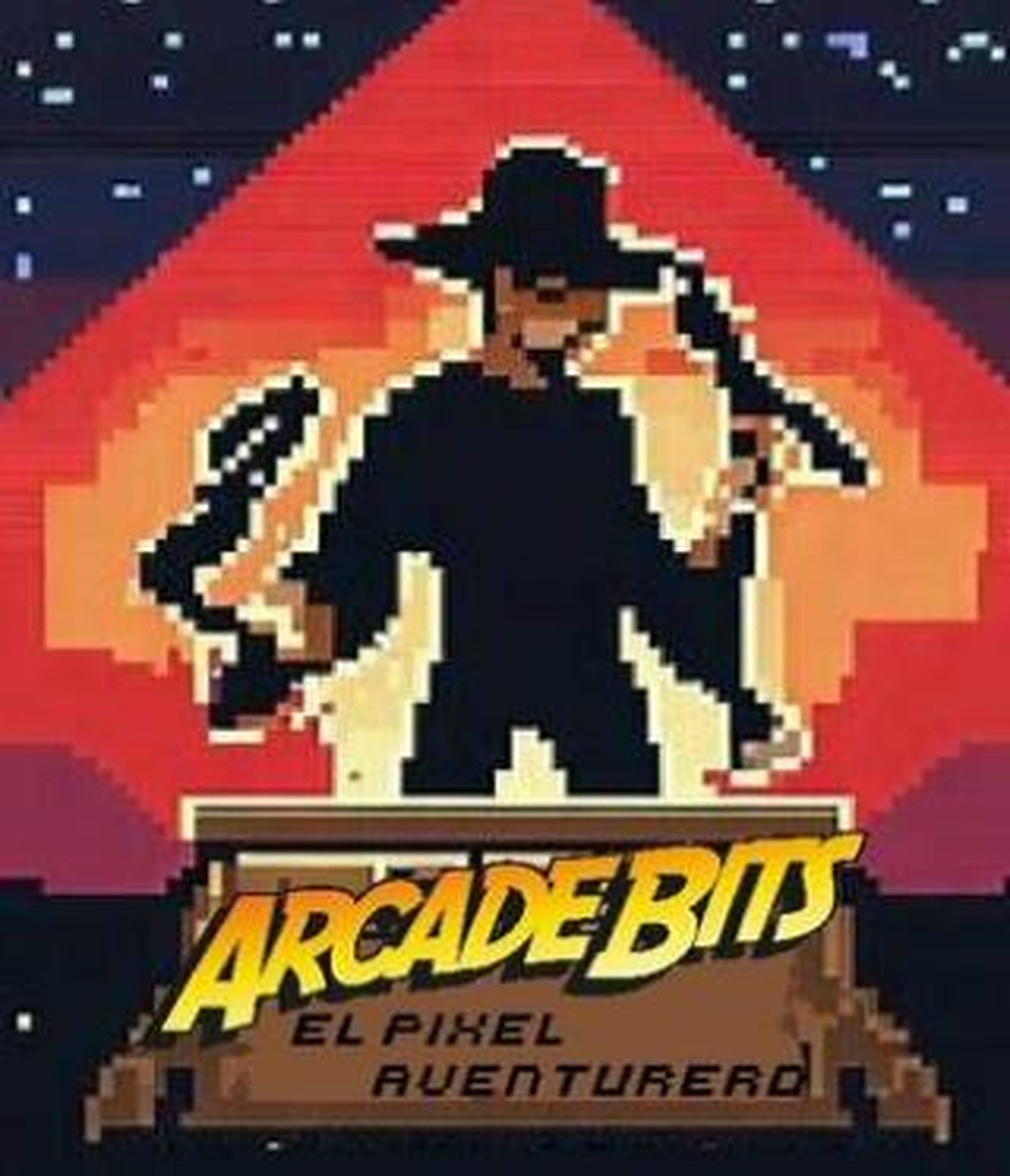 Cartel de la charla sobre videojuegos de Indiana Jones