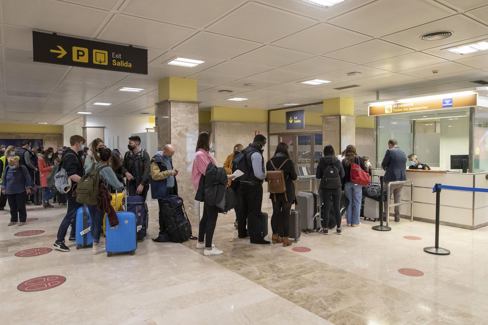 Imagen de archivo de la terminal de llegadas del Aeropuerto de Granada-Jaén