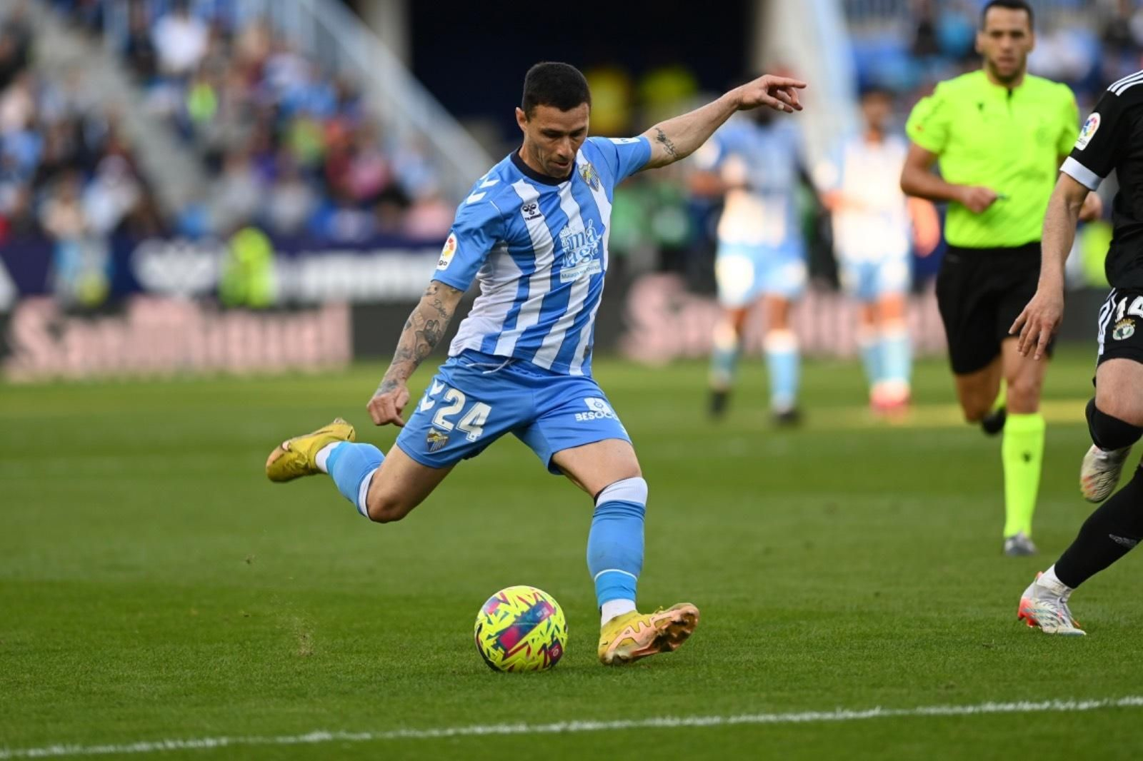 El Málaga CF - Burgos, en fotos