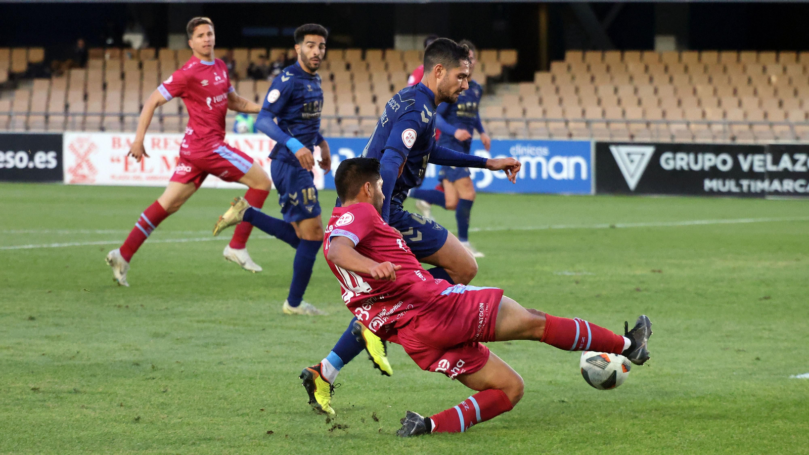 Xerez DFC contra UCAM Murcia en Chapín