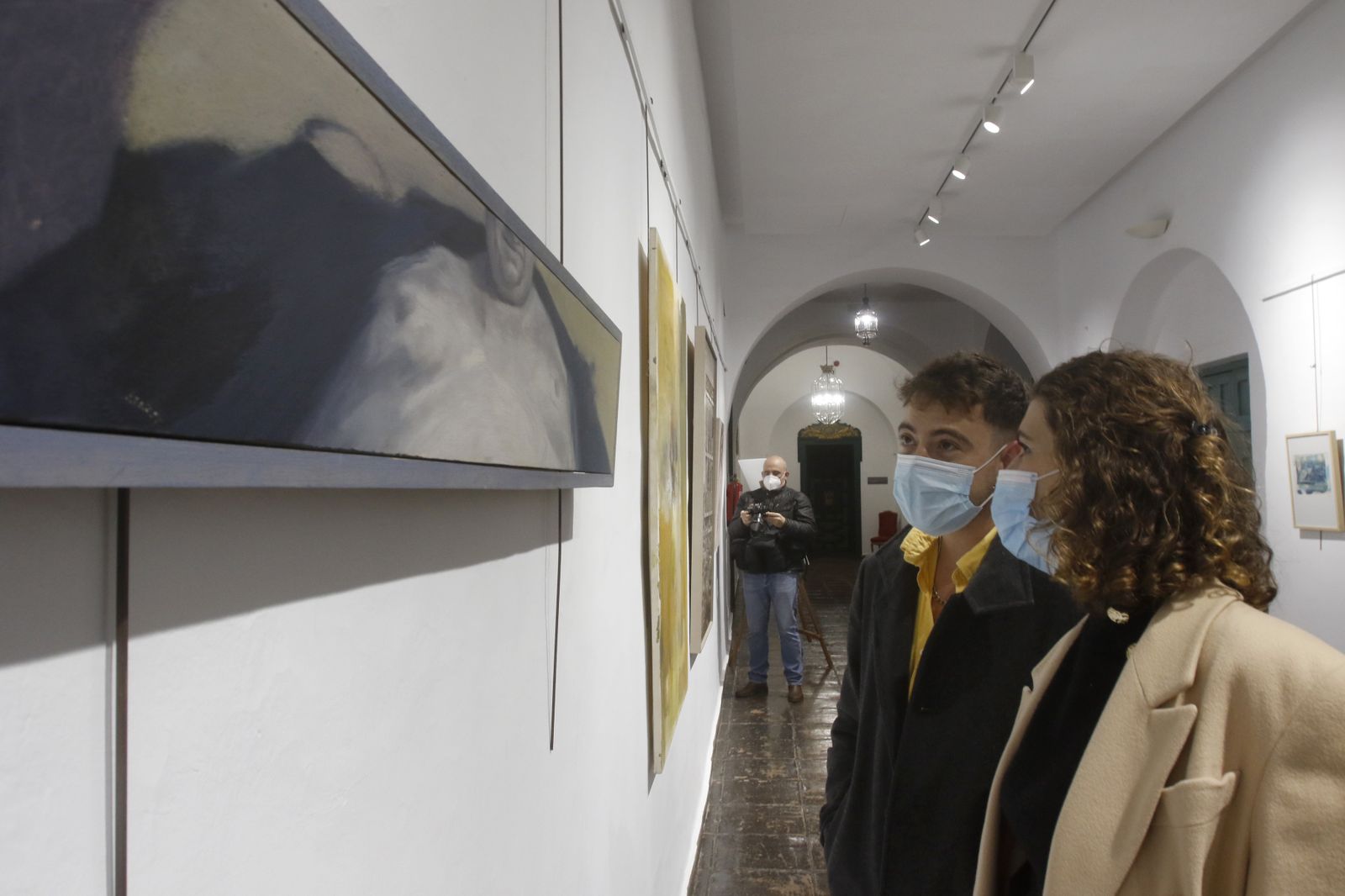 Inauguración de la exposición '04,05,06' de los residentes de la Fundación Antonio Gala, en imágenes