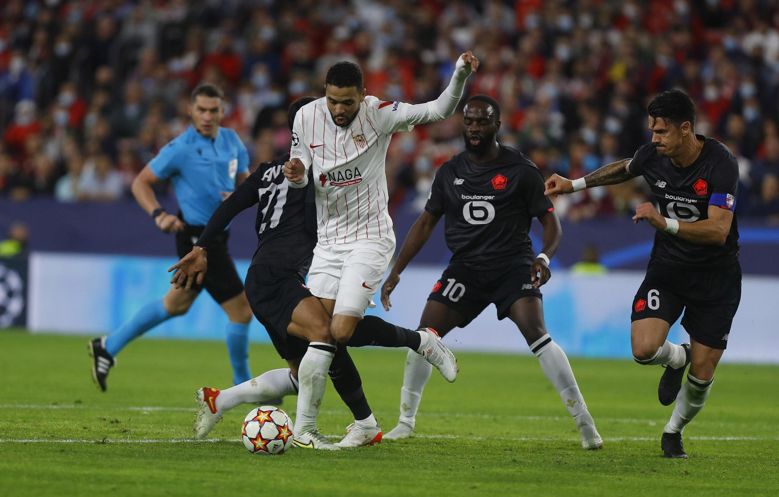 Las imágenes del Sevilla-Lille