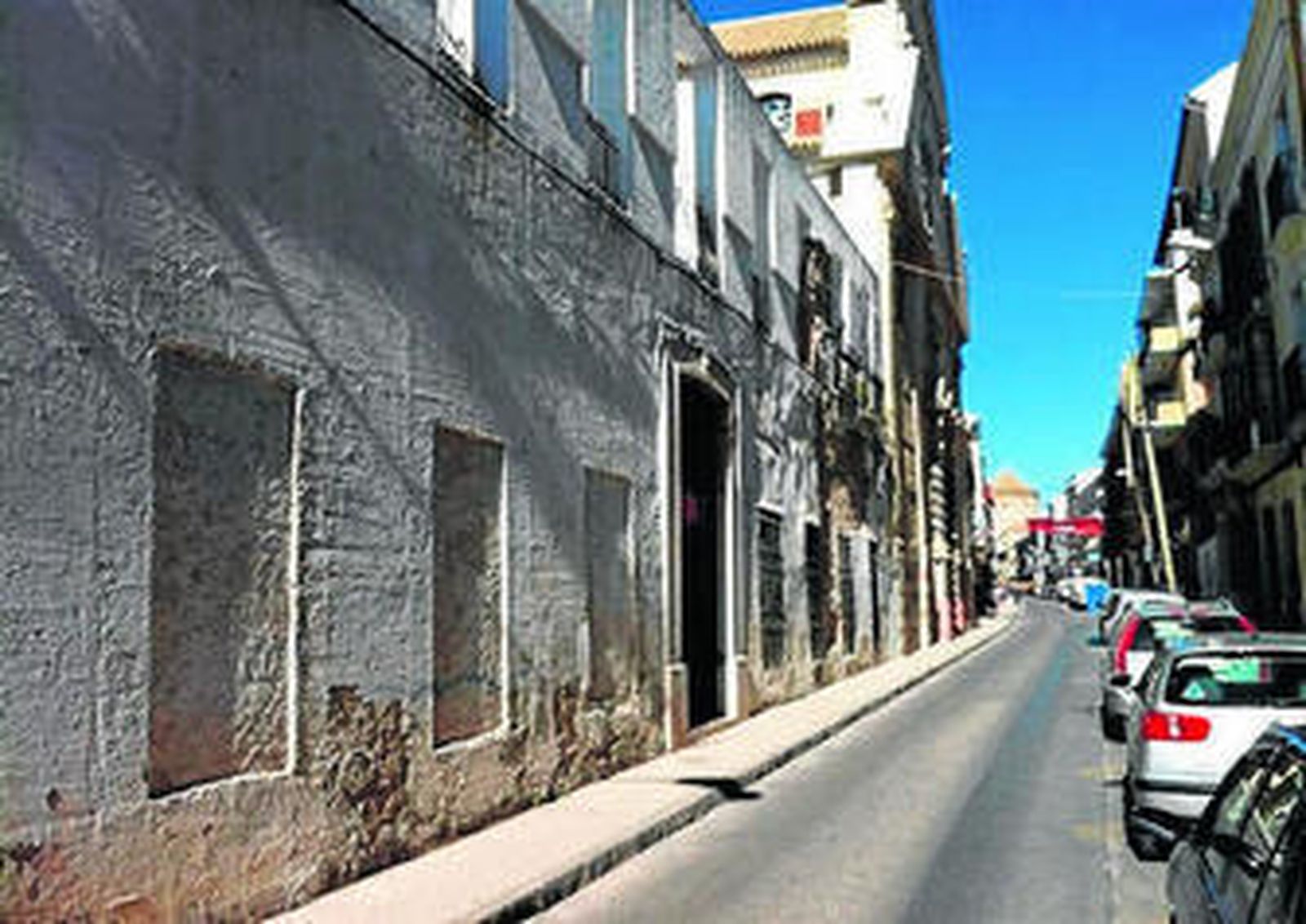 Aspecto actual del edificio, en la calle San Pedro.