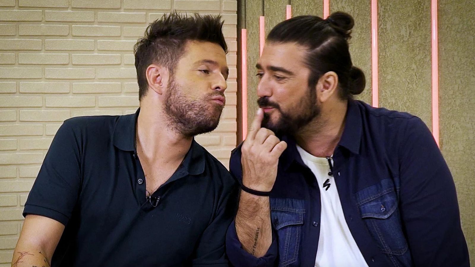 Pablo López y Antonio Orozco en 'La Voz'