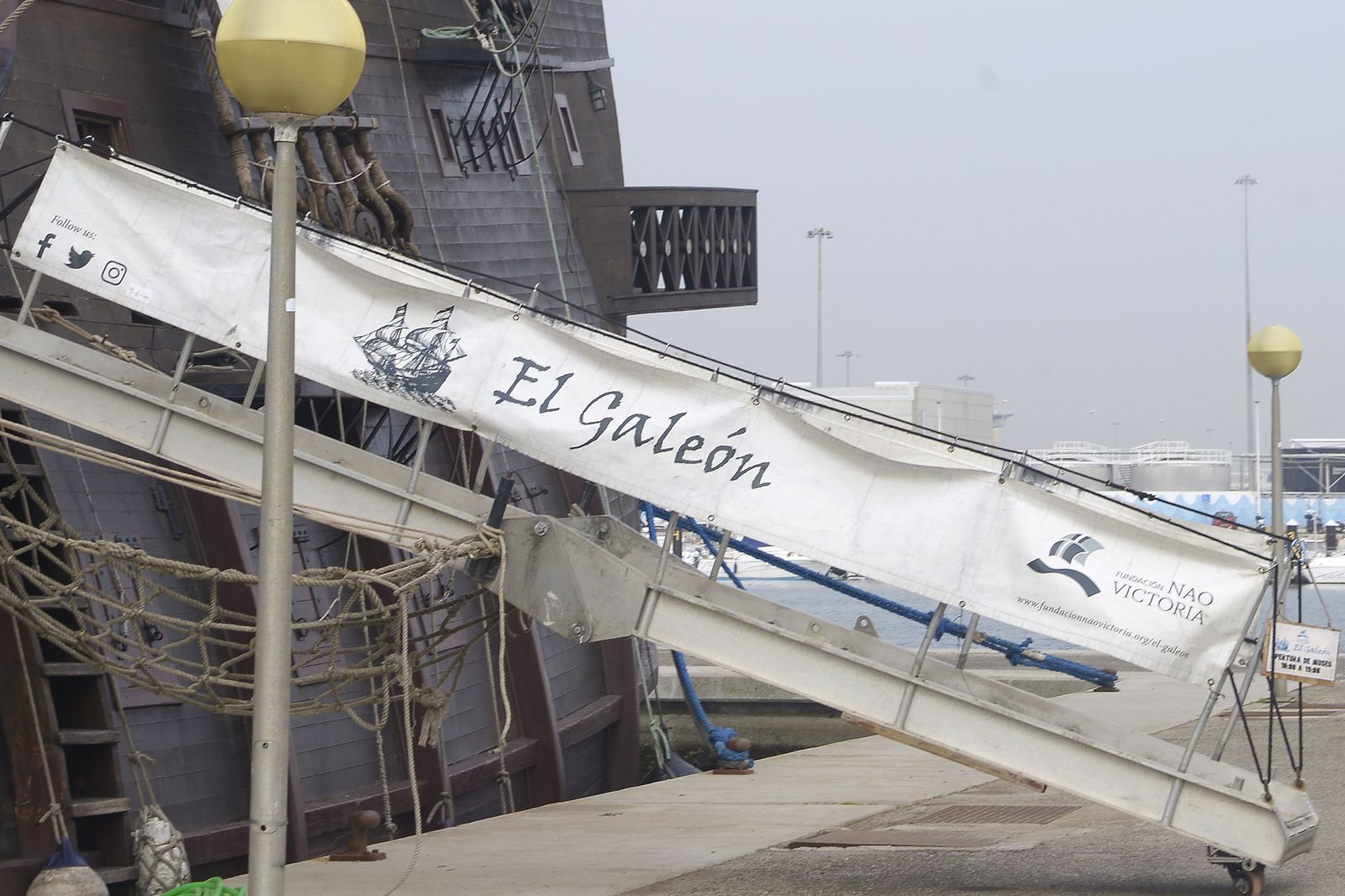 Escala del galeón Andalucía  en Algeciras