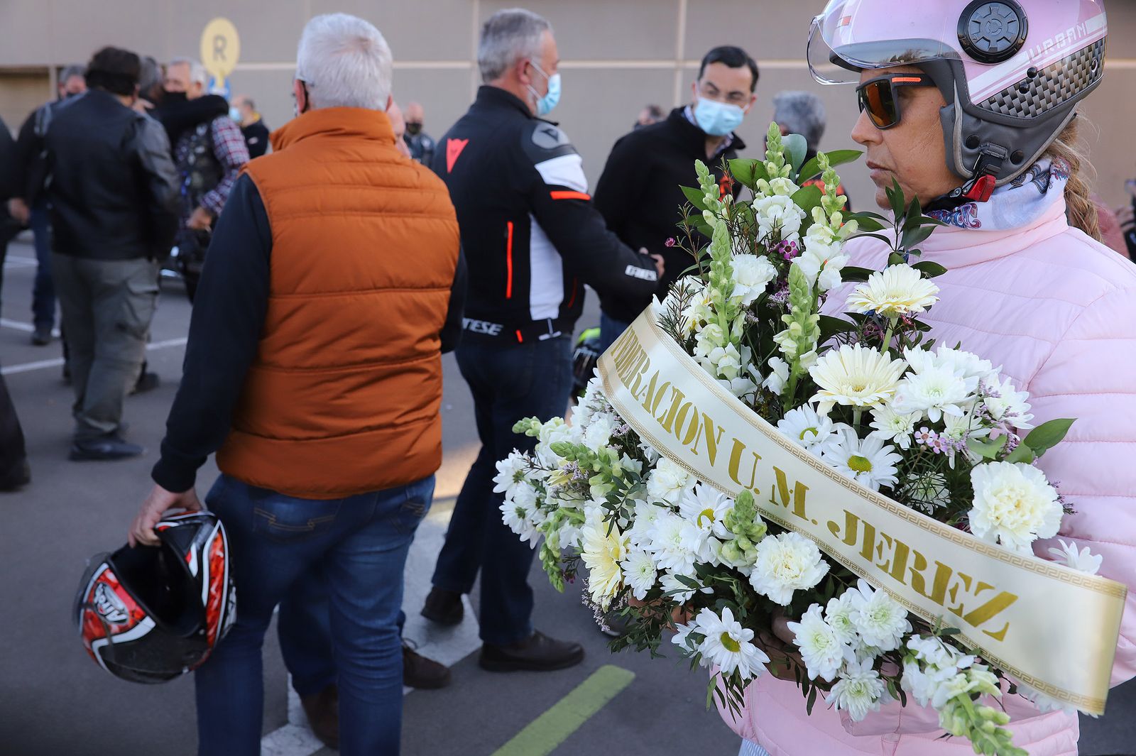 Caravana motera en homenaje a Carlos Ruiz