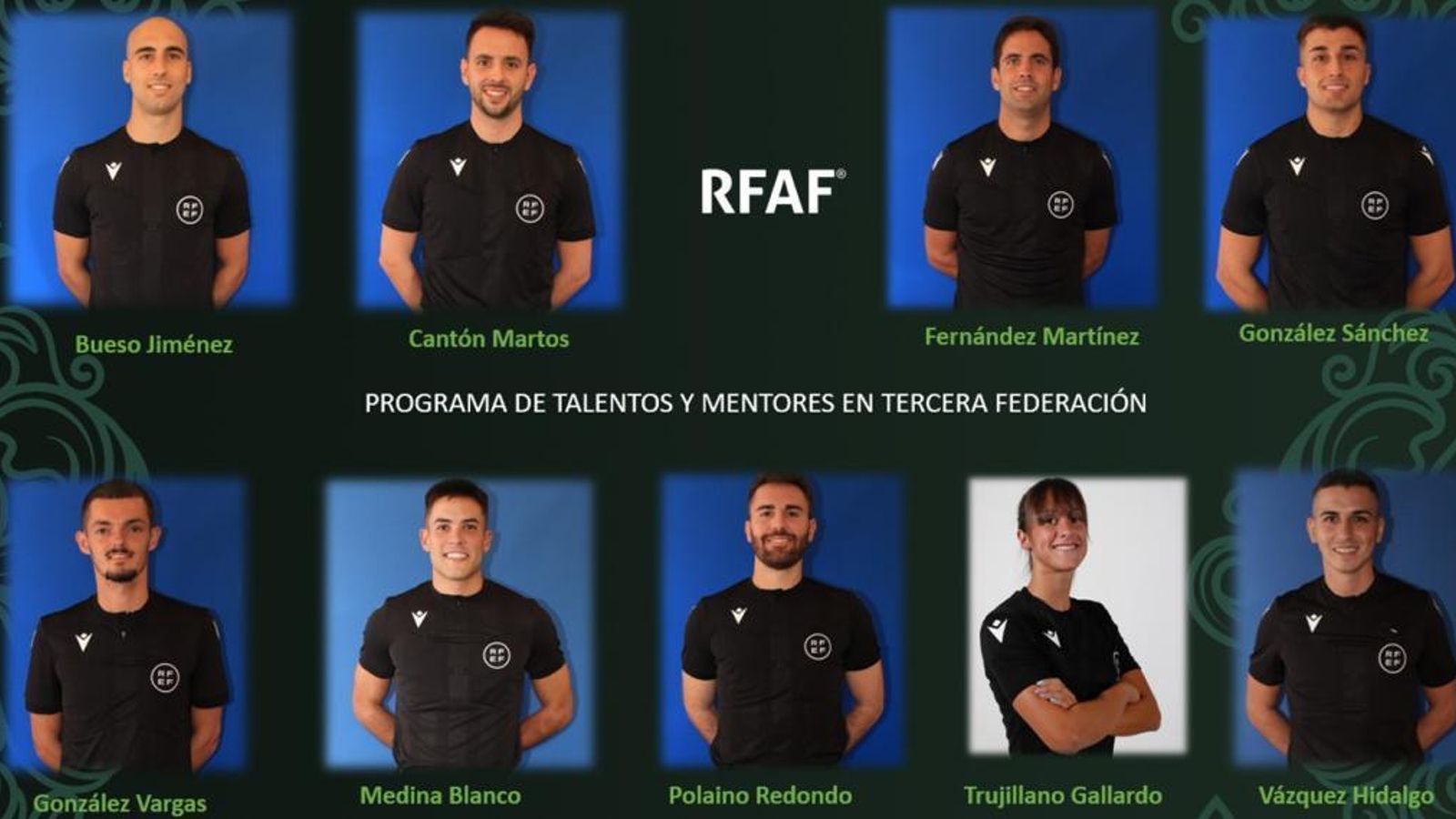 Los nueve árbitros andaluces que optan al ascenso a Segunda RFEF.
