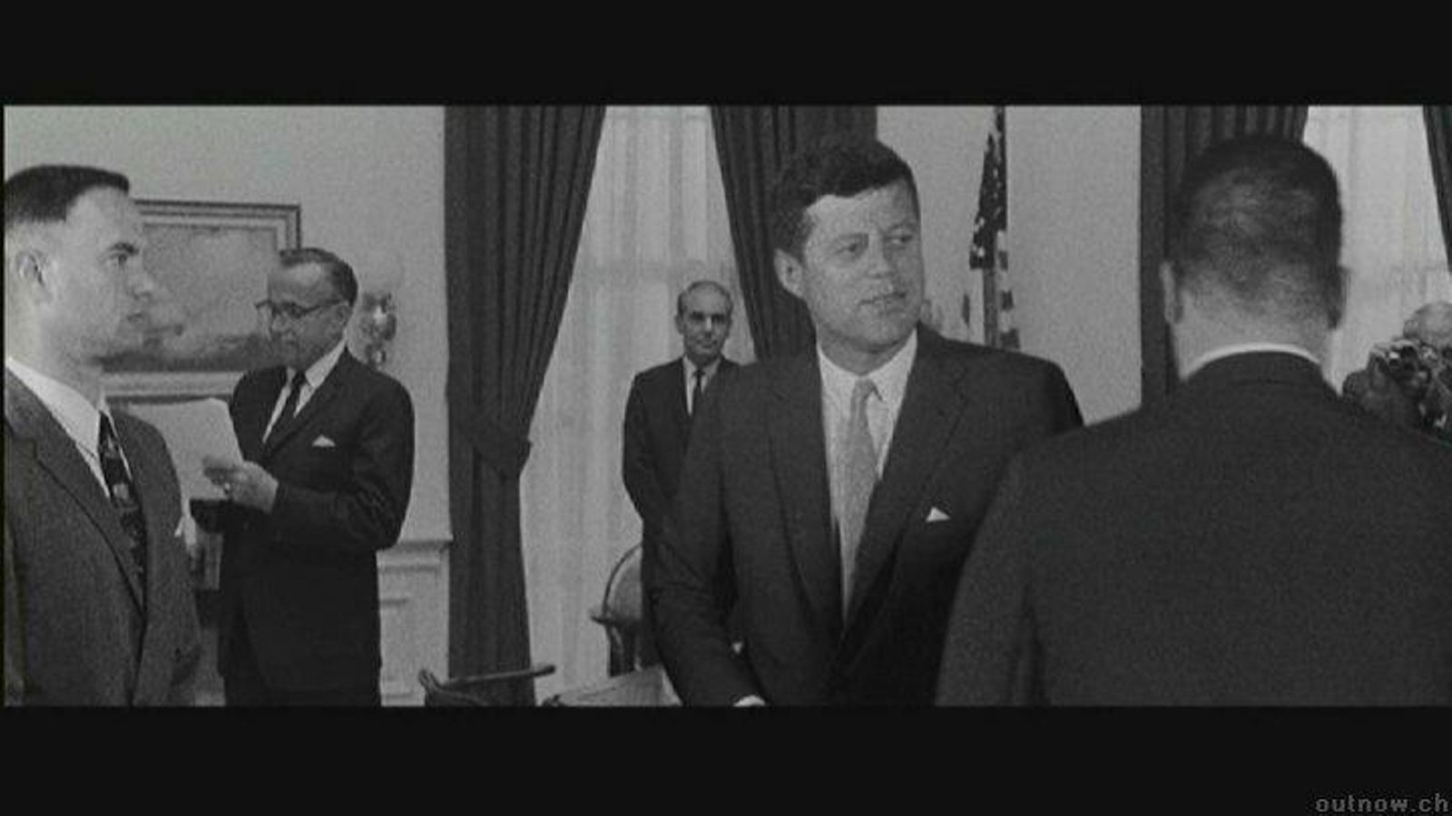 Forrest Gump, con Kennedy