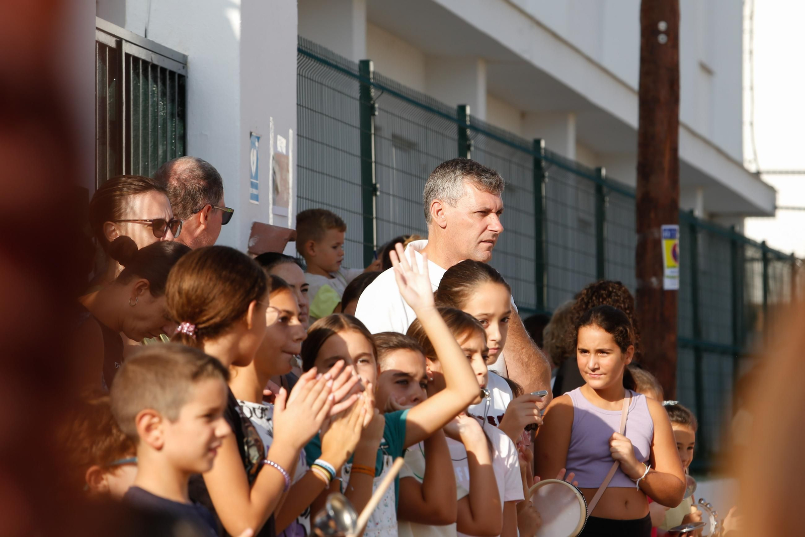 Manifestación de los alumnos y las familias del CEIP Aljibe de Jimena, en imágenes