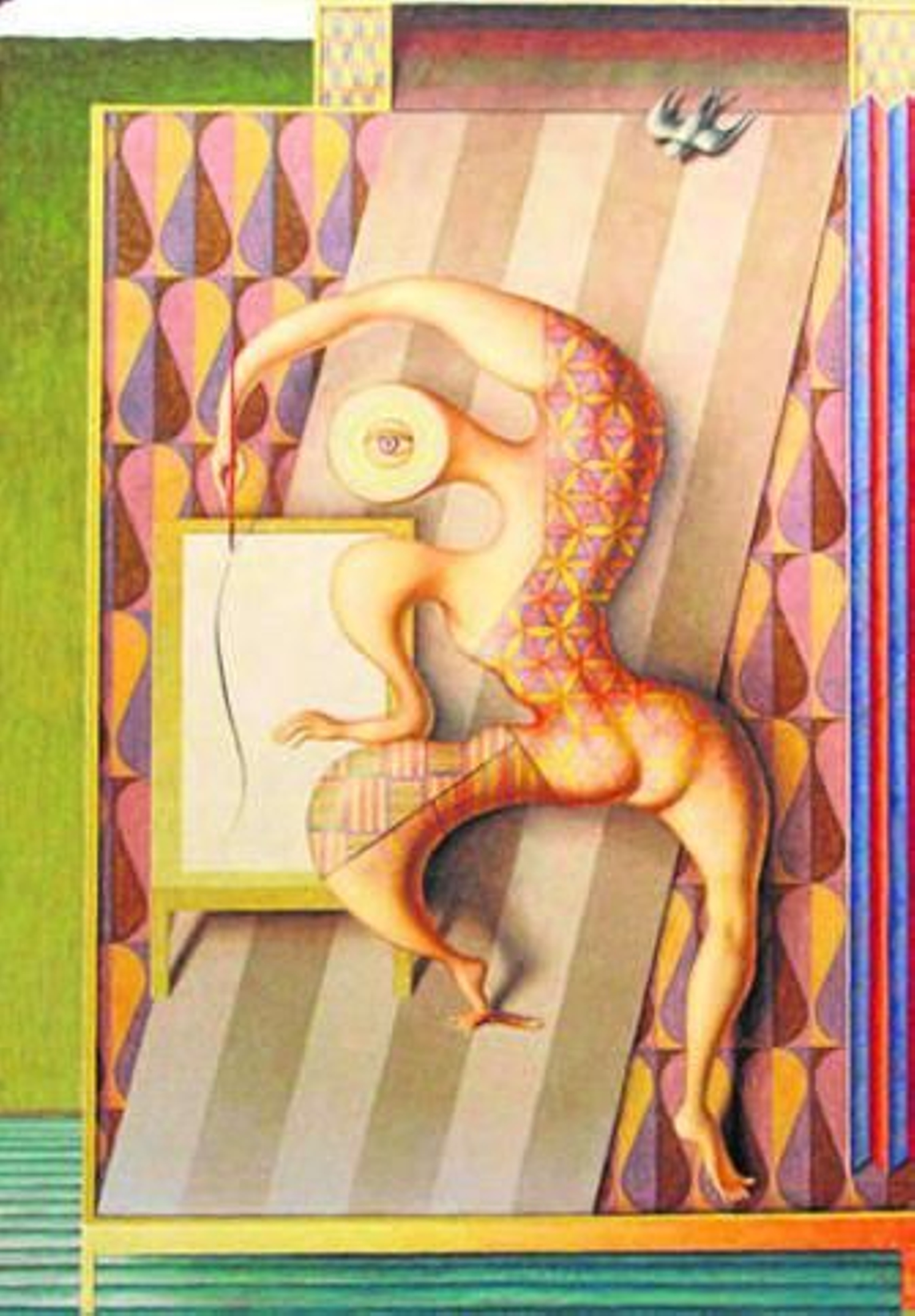 El cuadro de Pérez Villalta, 'Artista creando una obra de arte'.