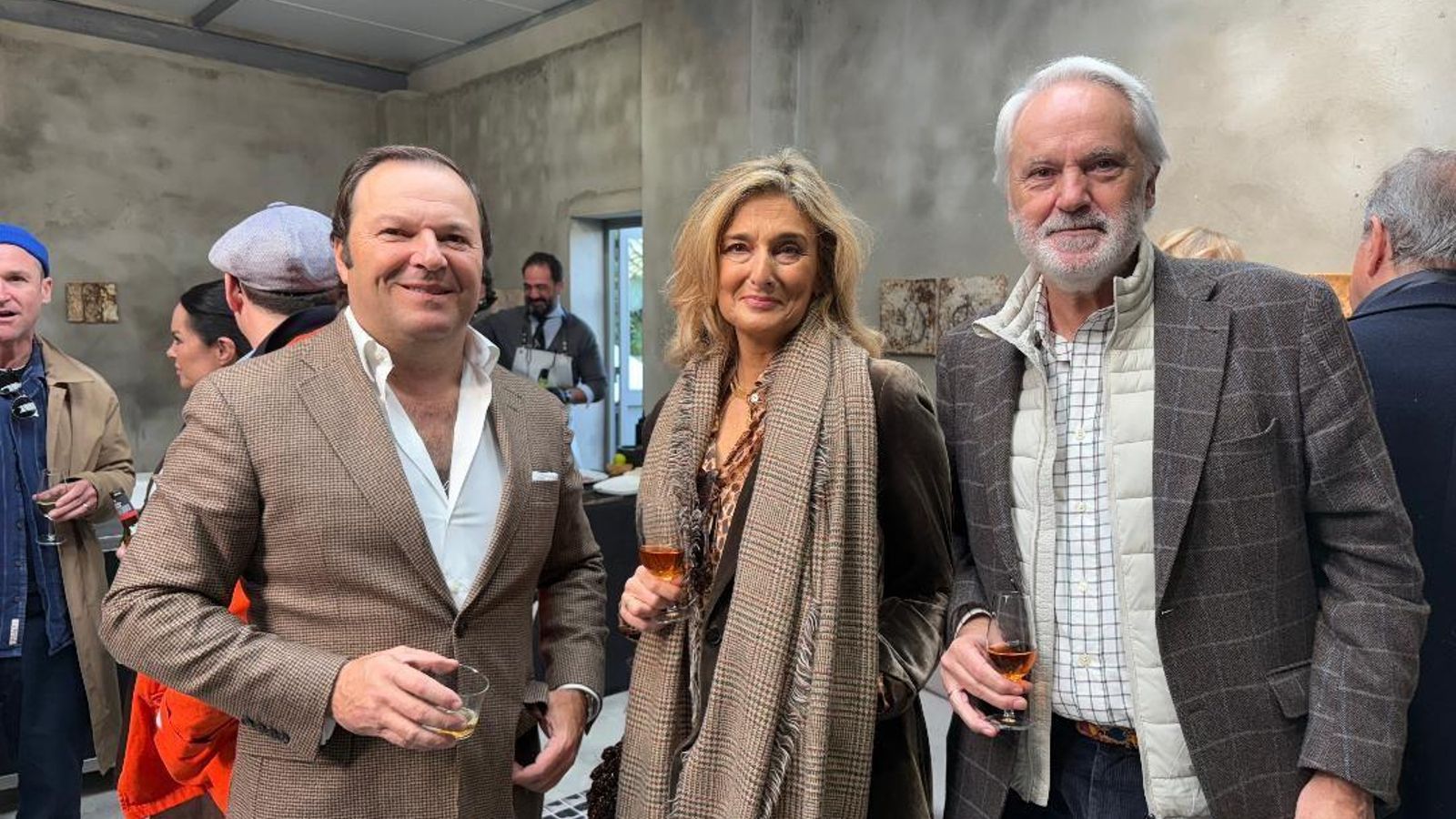 Fermín Anguita, Raquel de Frutos y Agustín Muñoz.