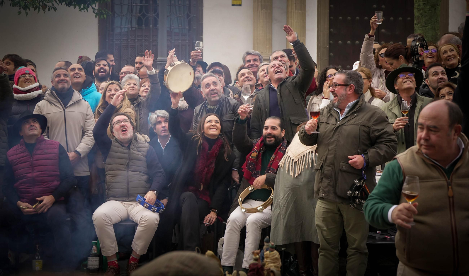 La zambomba mañanera de Jerez, en imágenes