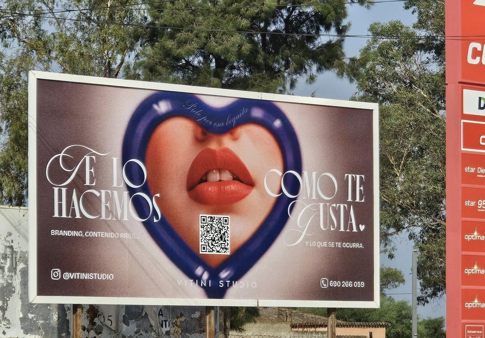 Imagen del cartel en cuestión.