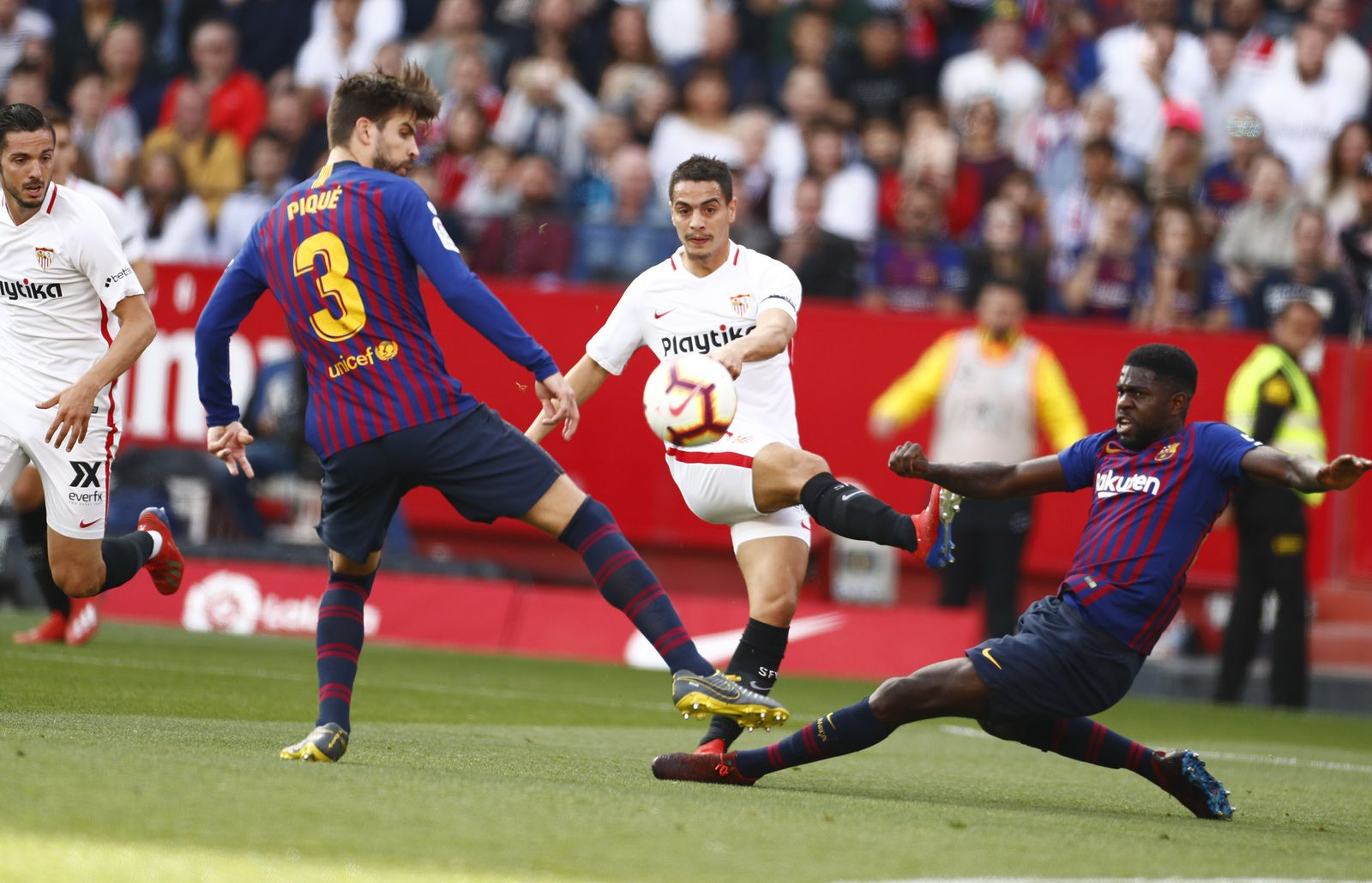 El Sevilla-Barcelona, en imágenees