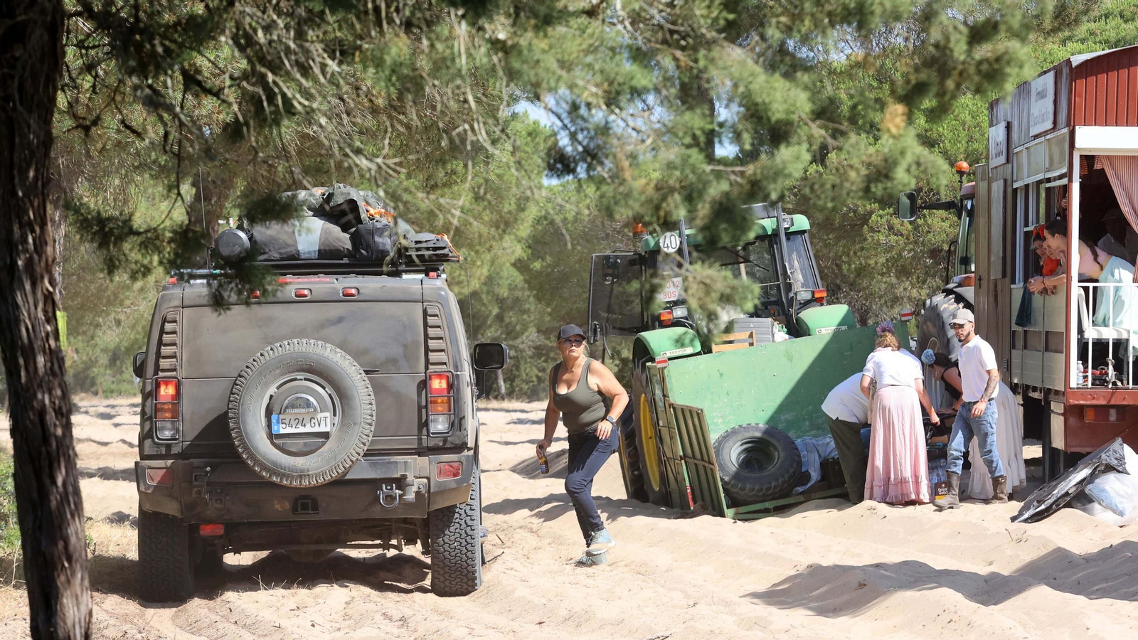 Jueves de camino de la Hdad de Jerez por el Coto Doñana