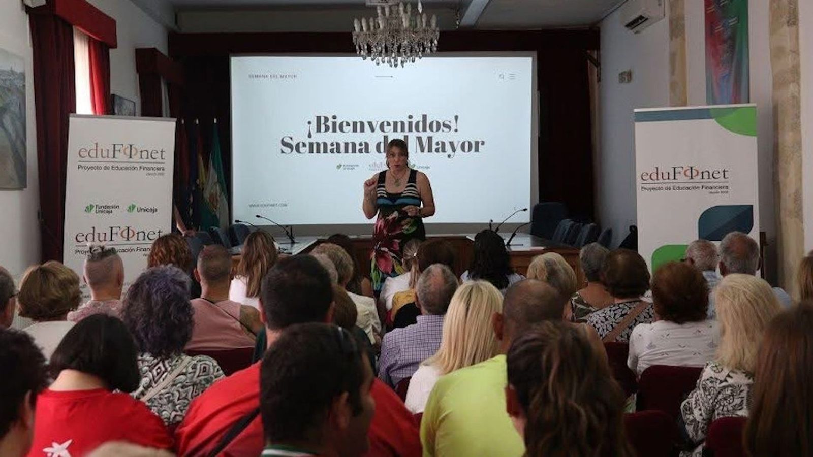 Fotografía tomada durante una de las sesiones de la 'Semana del Mayor'