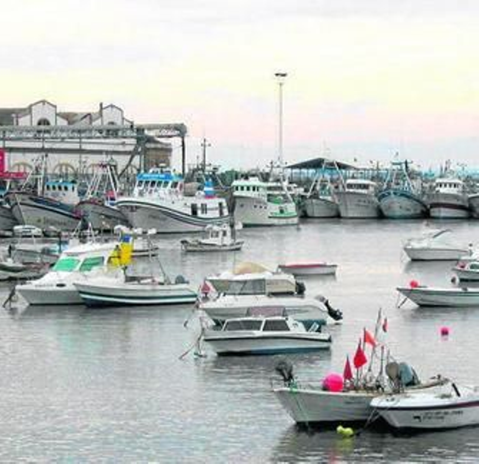 La flota de arrastre del puerto de Isla Cristina.