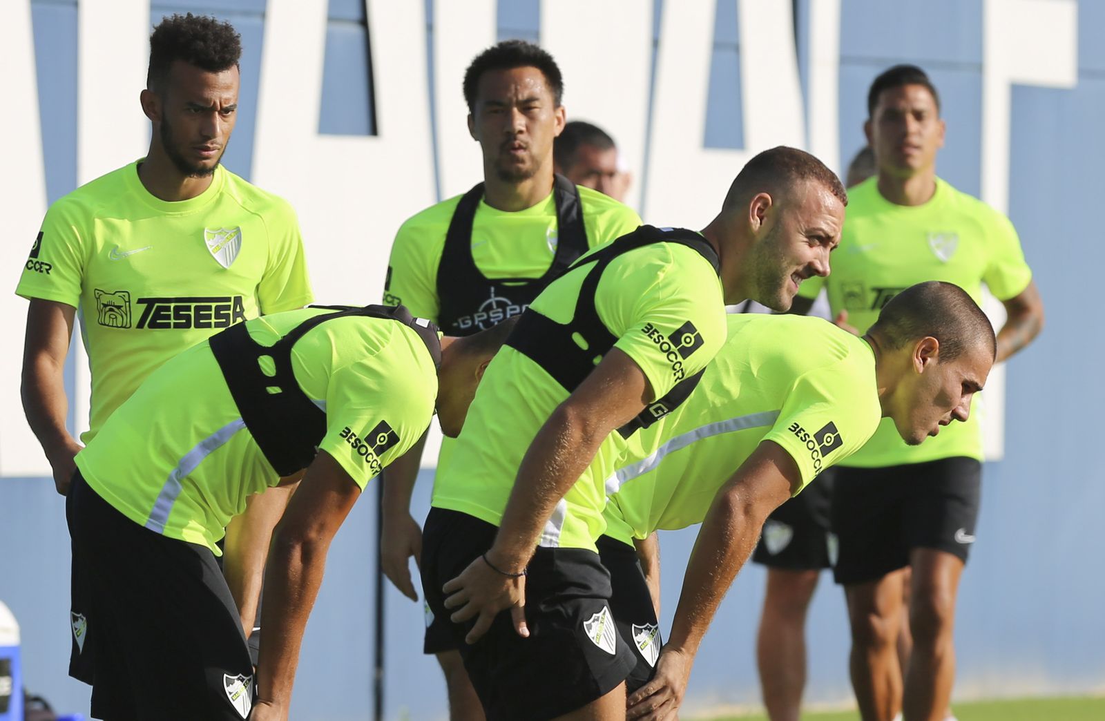 Las fotos del entrenamiento del Málaga en el Anexo de La Rosaleda