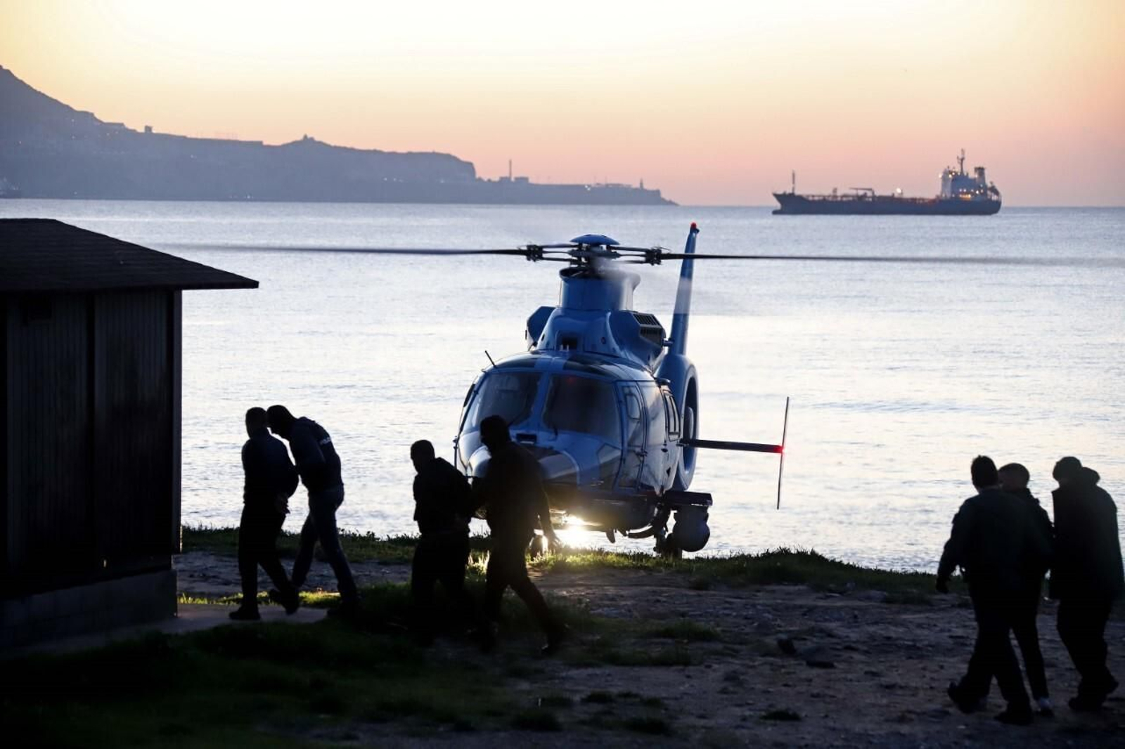 Una de las operaciones policiales realizadas en el Campo de Gibraltar.