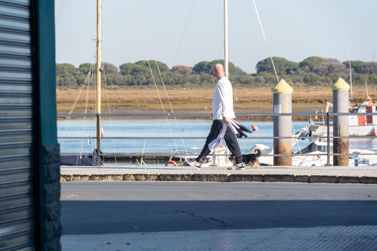 Imágenes de ambiente de Punta Umbría el 1 de enero