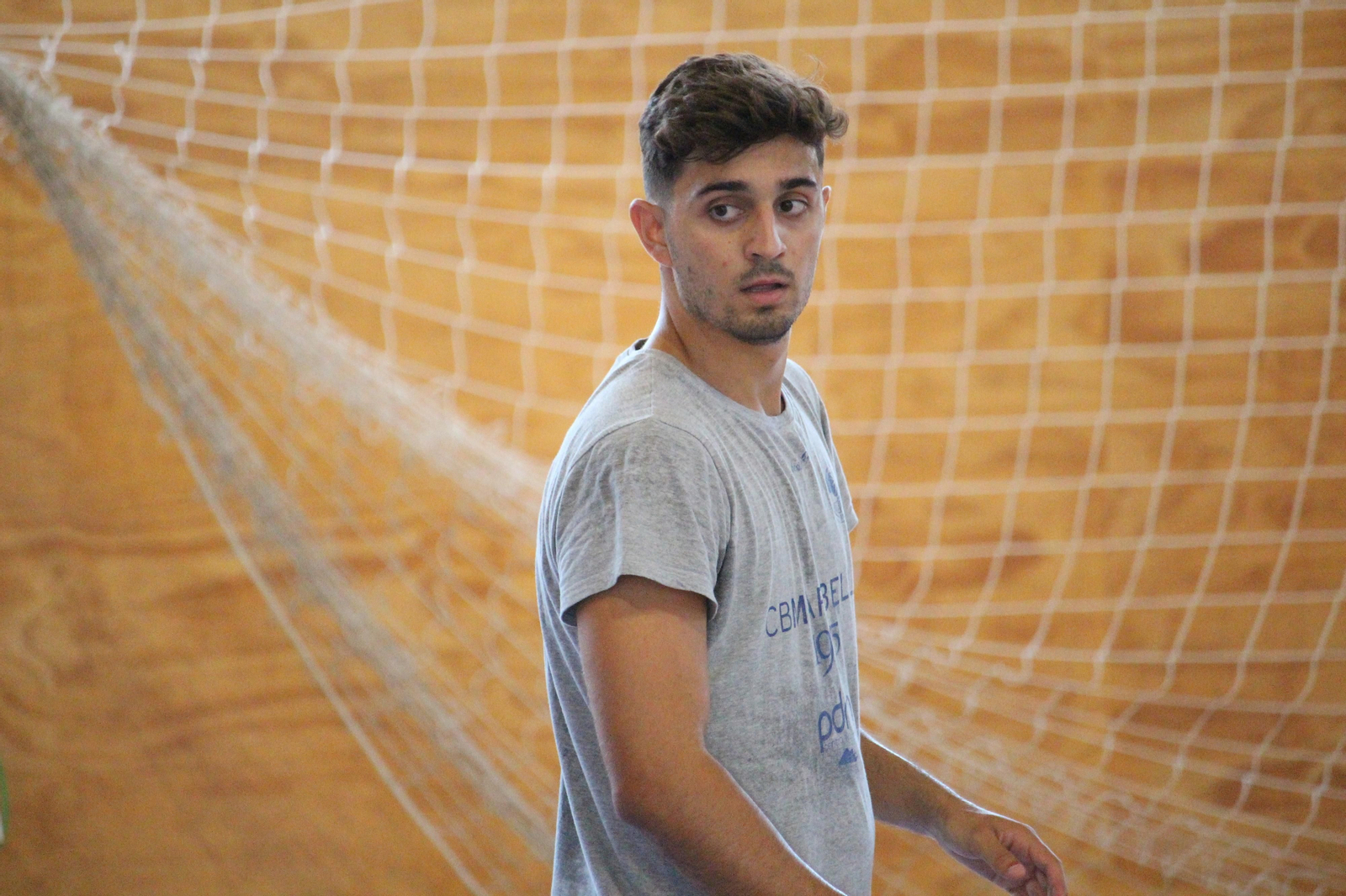 Lucas Muñoz, en un entrenamiento de esta pretemporada. Lucas Muñoz, en un entrenamiento de esta pretemporada.