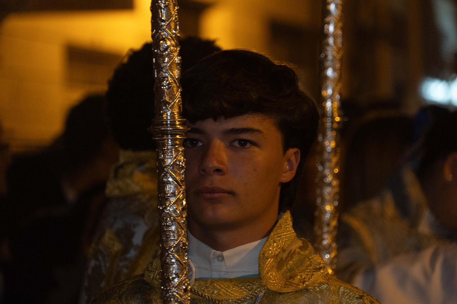 Imágenes del traslado de Nuestra Señora de la Cinta a la Parroquia Mayor de San Pedro