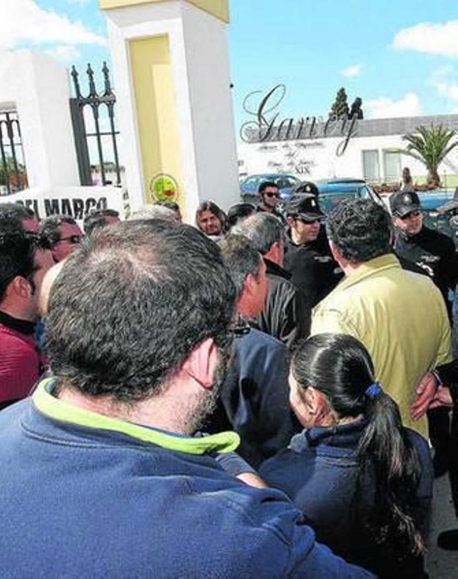 Protestas en bodegas Garvey en vísperas de la declaración del concurso.
