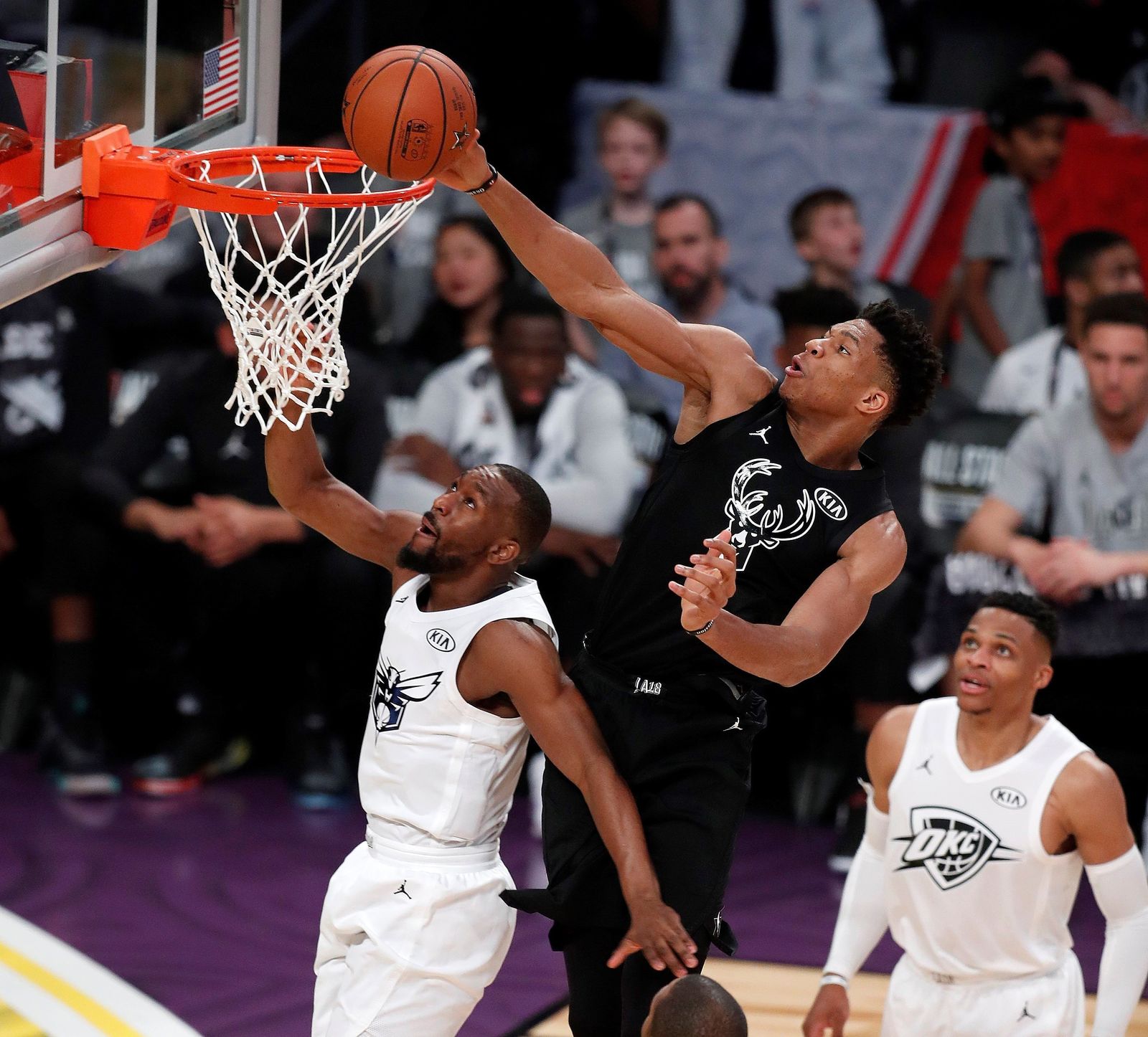 El partido del All-Star de la NBA, en imágenes