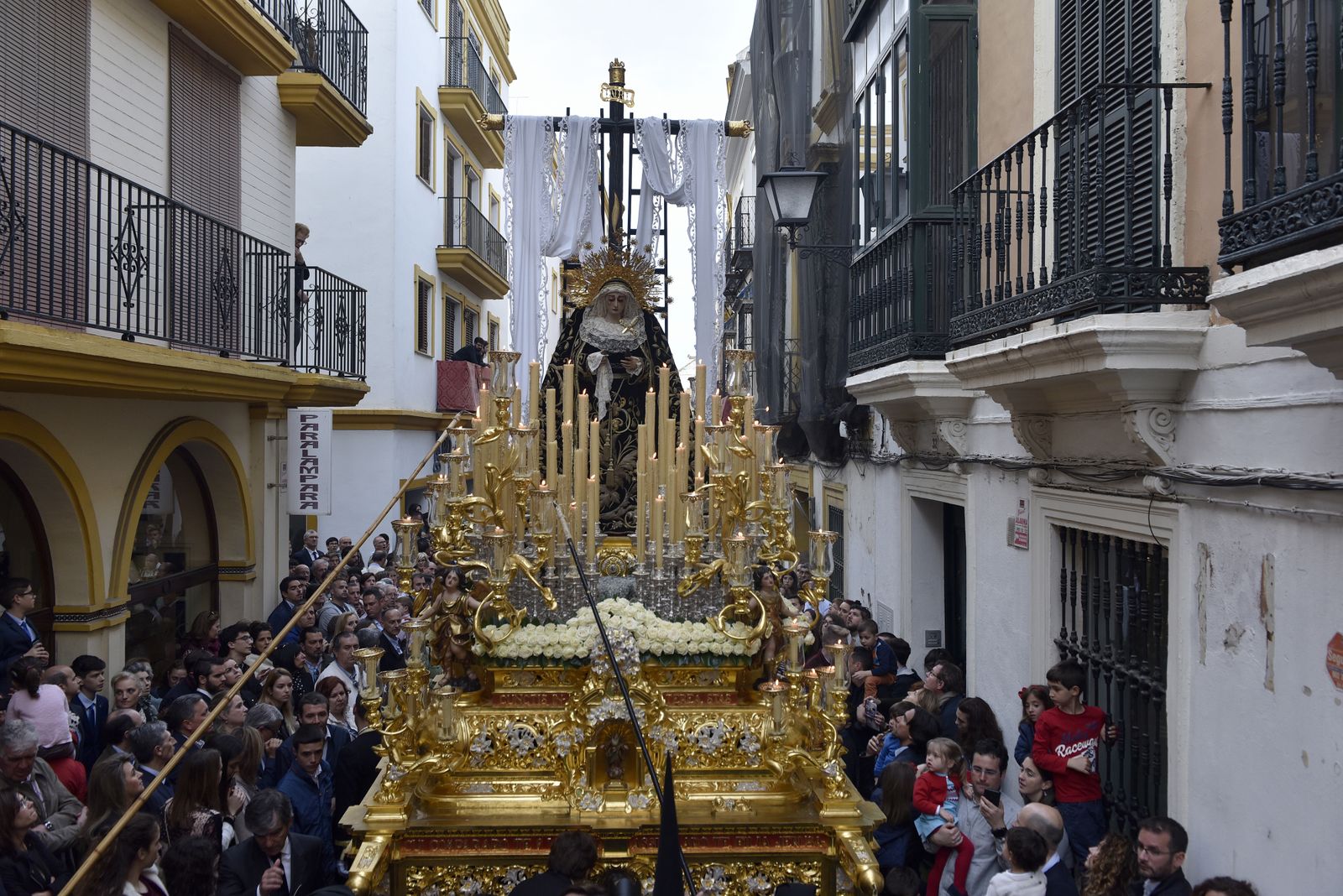 Las imágenes de la Hermandad de la Soledad de San Lorenzo