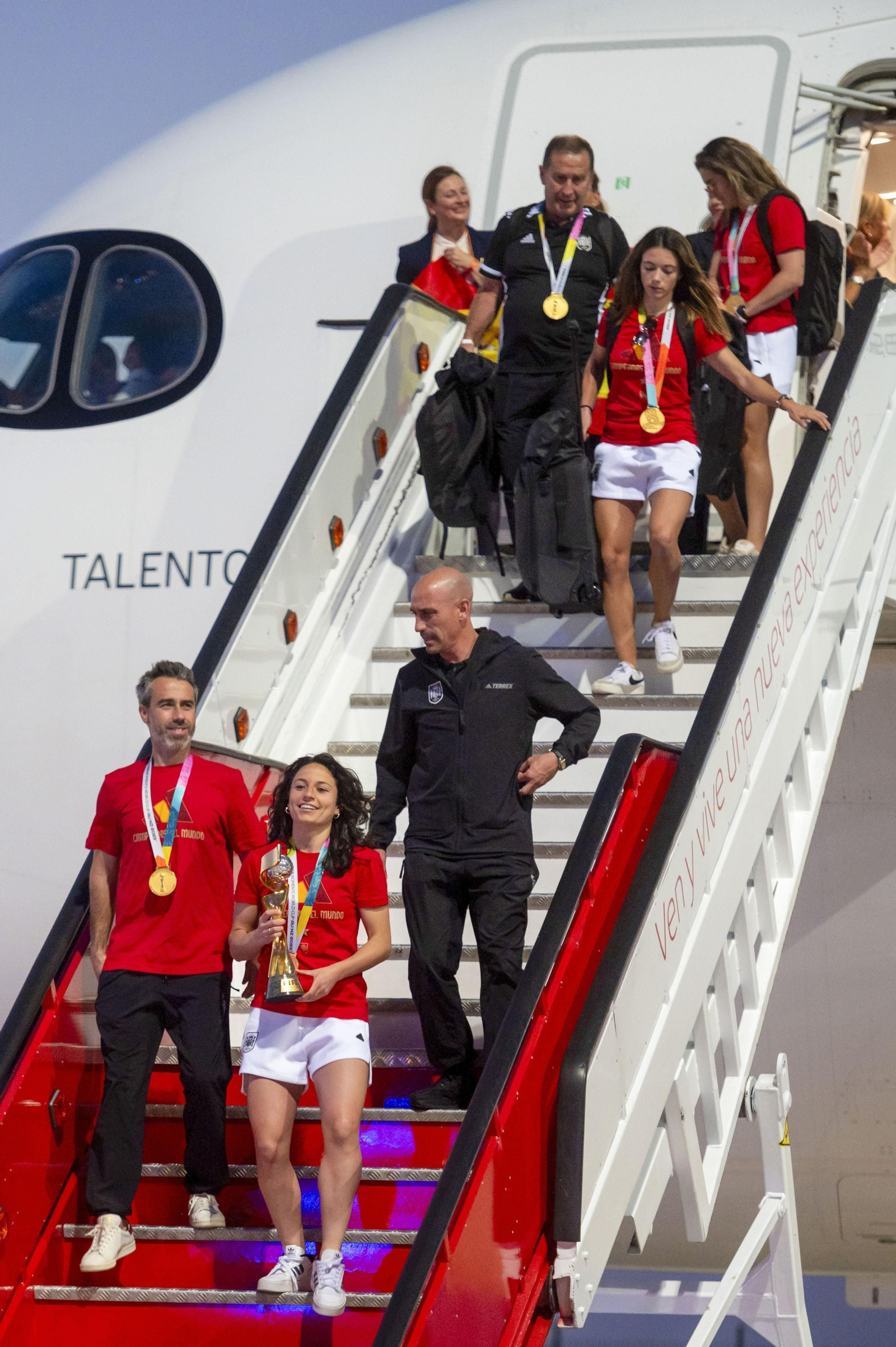 Los festejos de las jugadoras de la Selección española de fútbol femenino