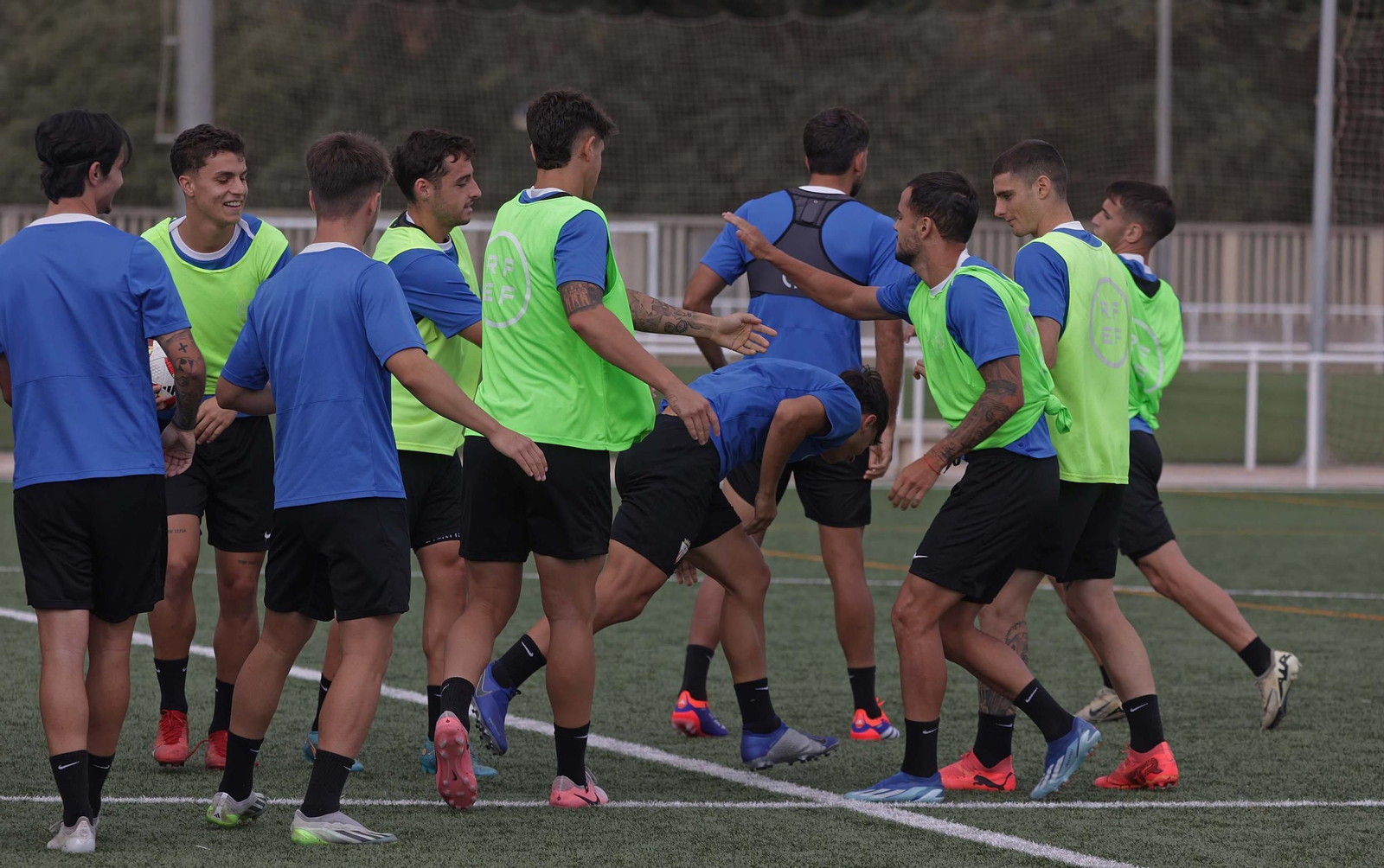 Fotos del entrenamiento del Algeciras CF en La Menacha