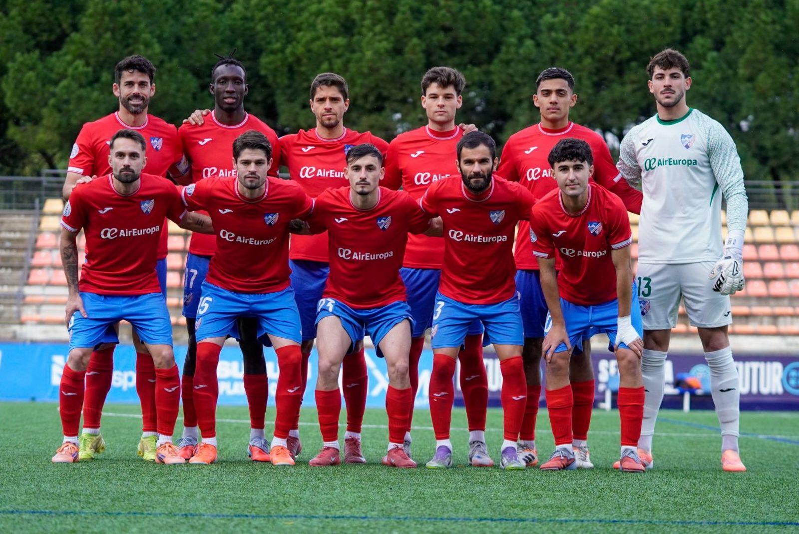 El once del CD Estepona