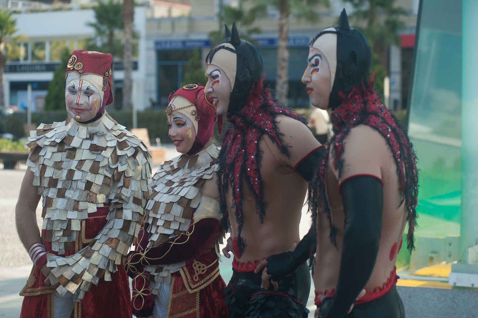 Presentación del espectáculo 'Kooza' del Circo del Sol en Málaga