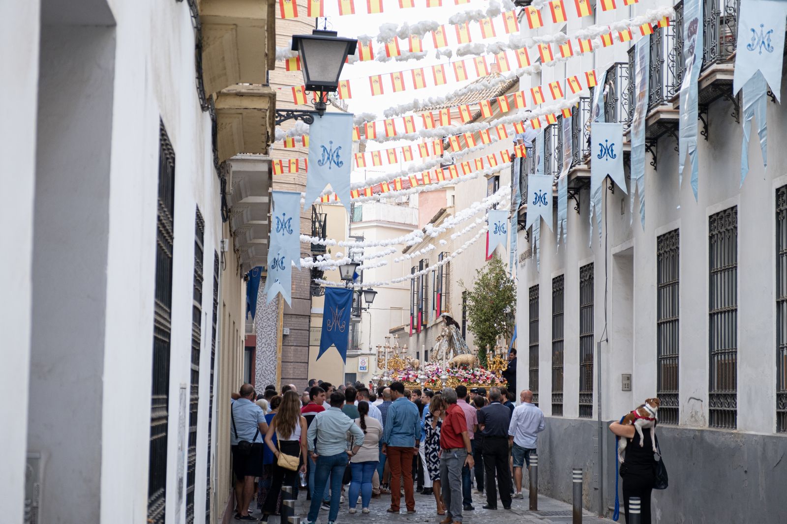 Las imágenes de la salida de la Divina Pastora de Santa Marina