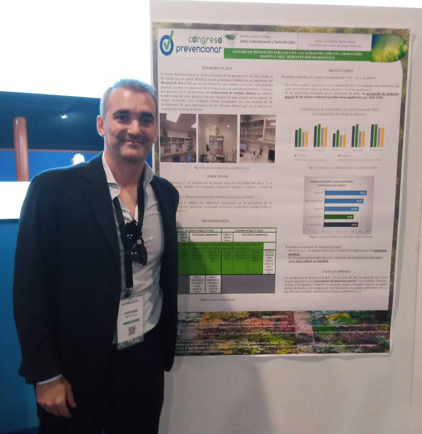 José María Martín, miembro de la Unidad de Prevención de Riesgos Laborales del Área de Gestión Sanitaria de Jerez, Costa Noroeste y Sierra.